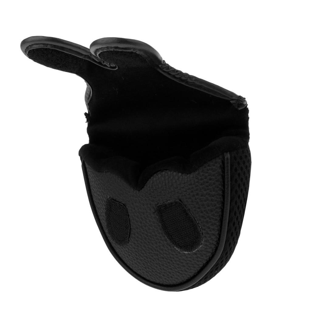 2x Durable PU Golf Mallet Head Cover Putter Shaft Protector Guard Sleeve