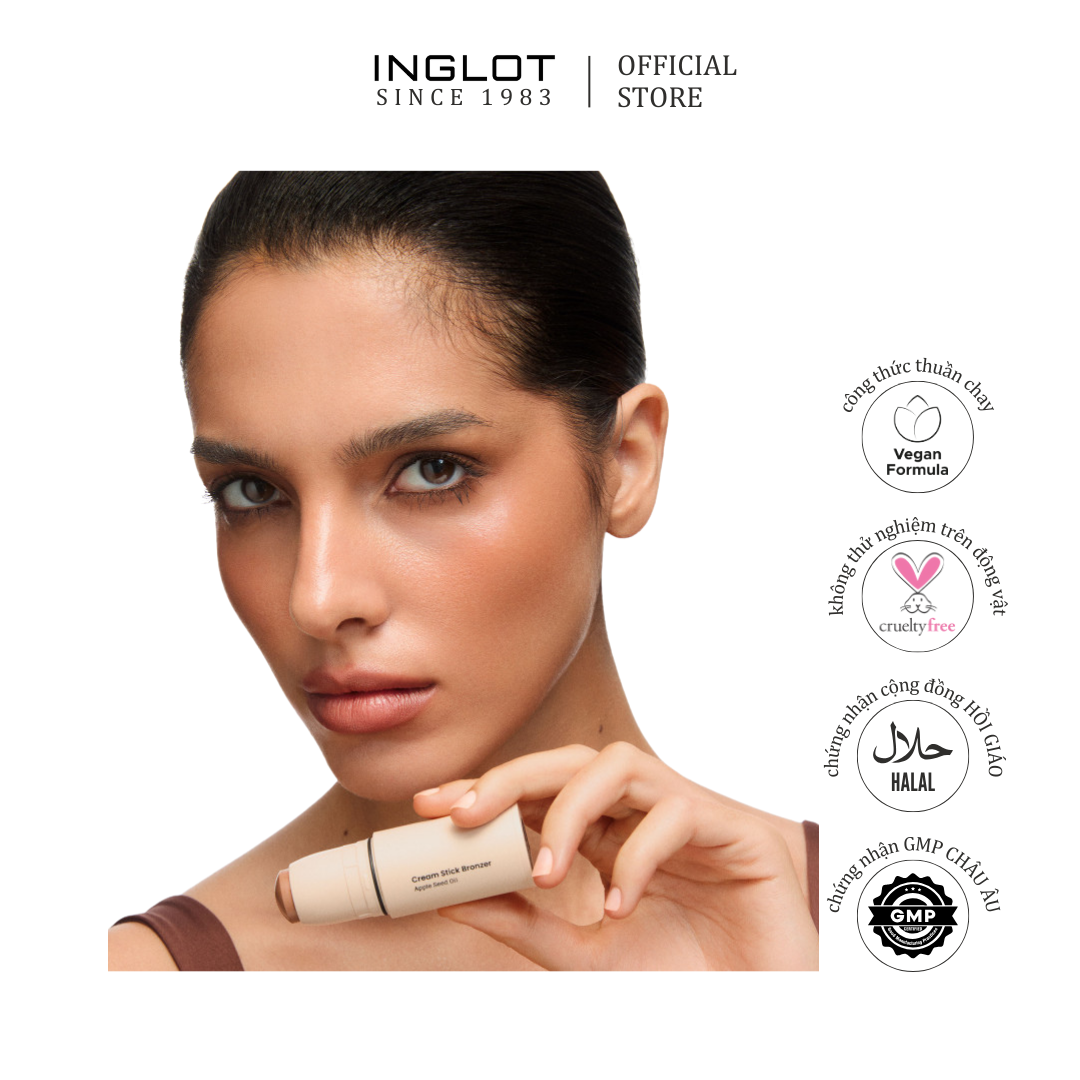 Tạo Khối Kem Dạng Đa Năng Thỏi Cream Stick Bronzer Inglot (6,2g)