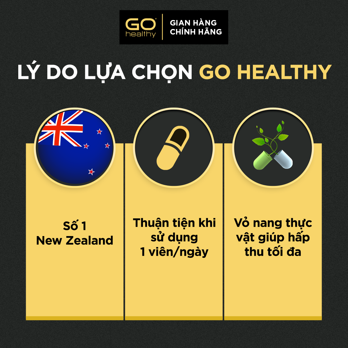 GO CELERY 16,000 60 VIÊN- Viên gout nhập khẩu chính hãng GO Healthy New Zealand