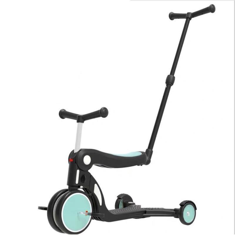 Xe scooter xếp gọn 5in1 đa năng FREEKIDS Version 2020 kèm tay đẩy