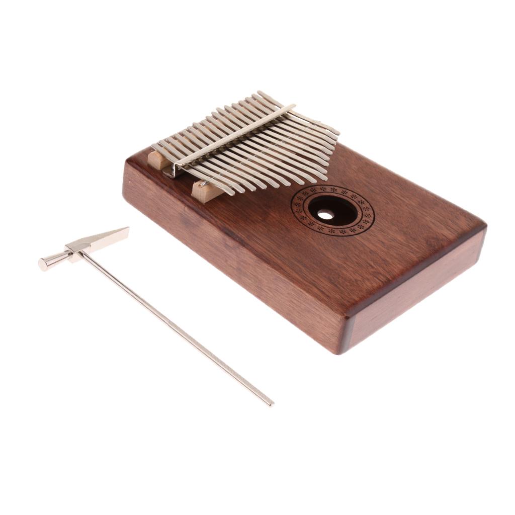 17 Note Kalimba Ngón Tay Cái Đàn Piano Ngón Tay Bộ Gõ cho Trẻ Em Người Lớn Quà Tặng Giáng Sinh