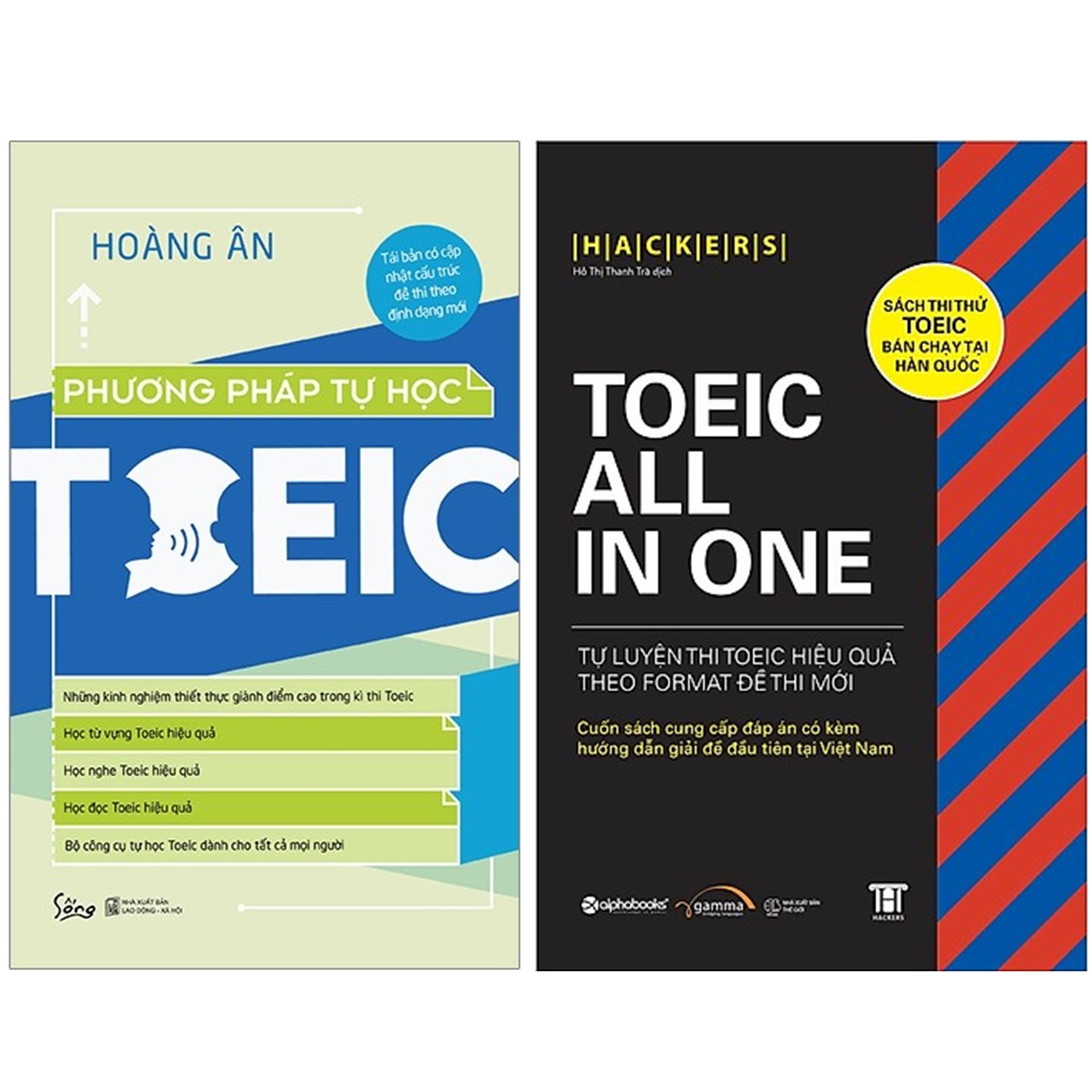 Combo Sách Luyện Thi Toeic : Phương Pháp Tự Học Toeic + Hackers TOEIC ALL-IN-ONE