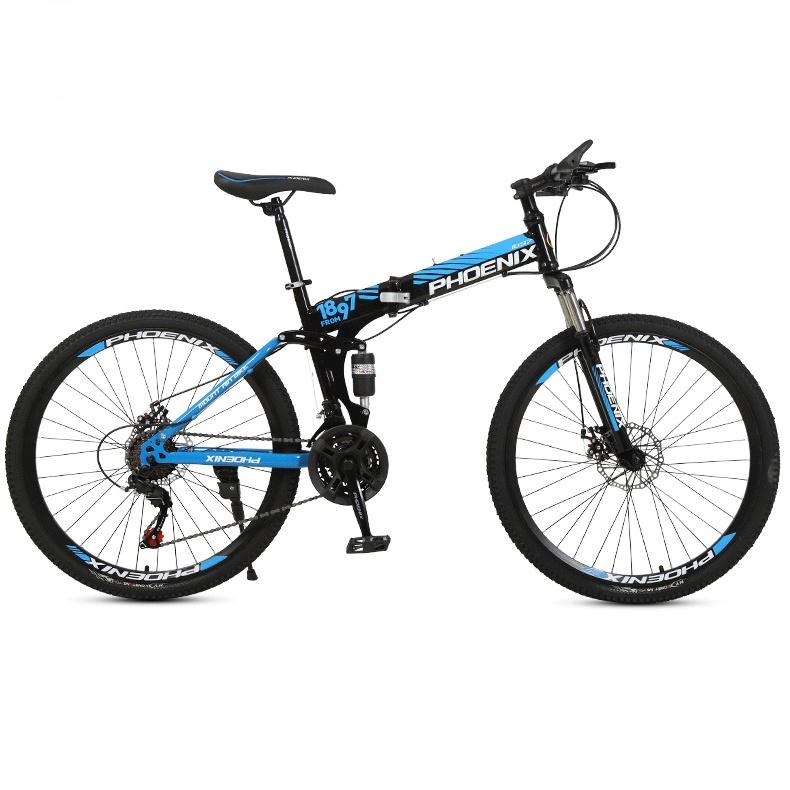 Xe đạp thông minh gấp gọn Phoenix 26 inch, xe đạp thể thao 24 tốc độ vành đúc /vành căm