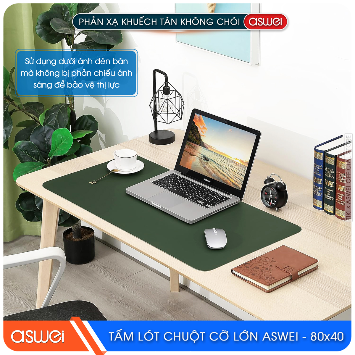 Lót Chuột Gaming ASWEI - Hàng Chính Hãng