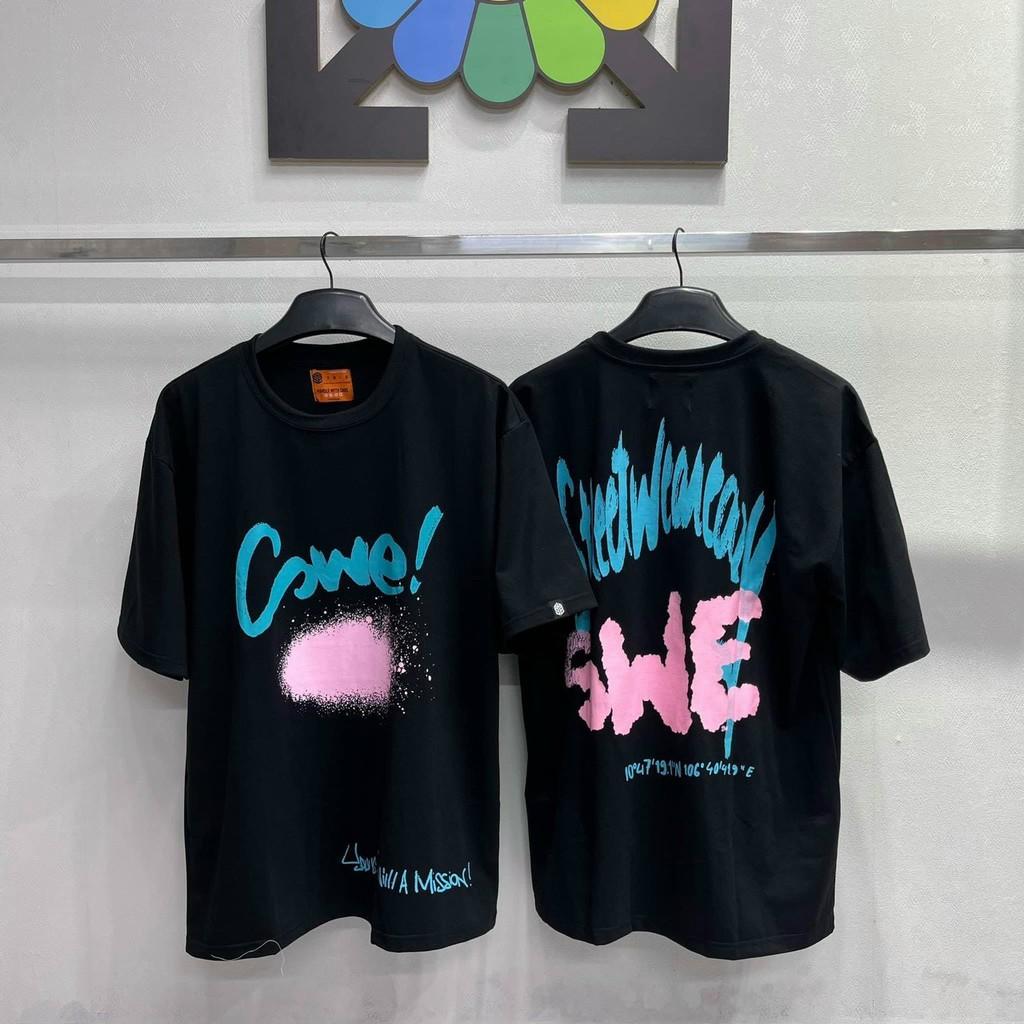Áo thun unisex tay lỡ form rộng hình in to và sắc nét - Hany Shop