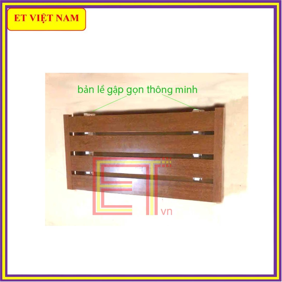 Bàn treo ban công - gập gọn thông minh ALUMODE nhôm gỗ cao cấp, không lão hóa do nắng, bảo vệ môi trường