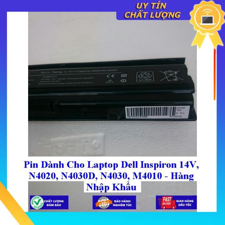 Pin dùng cho Laptop Dell Inspiron 14V N4020 N4030D N4030 M4010 - Hàng Nhập Khẩu MIBAT211