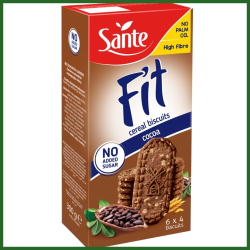 Bánh Quy ngũ cốc Sante Fit Cacao 300g DATE 5/1/23