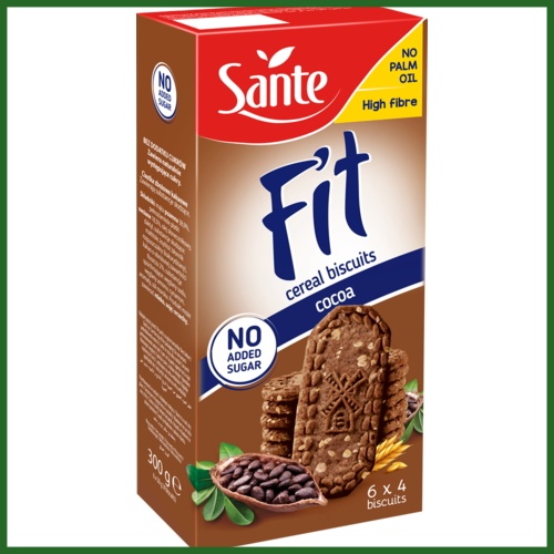 Bánh Quy ngũ cốc Sante Fit Cacao 300g DATE 5/1/23