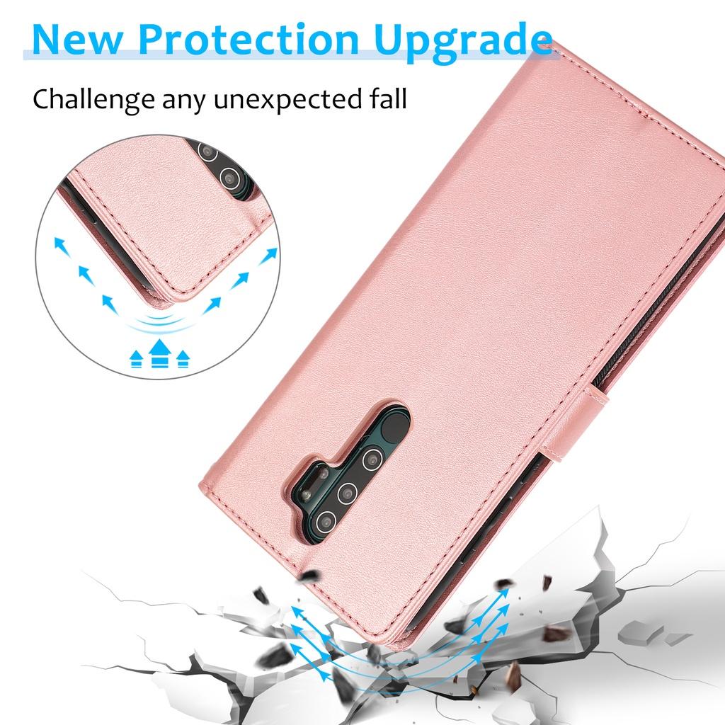 Ốp điện thoại TPU da hai trong một cho Xiaomi Redmi Note 8 Pro Redmi Note 9 Pro Max Redmi Note 9S Redmi 9C Redmi 9A