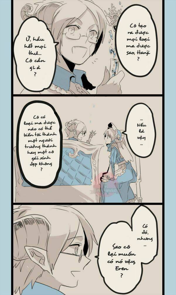 tấn công người khổng lồ - tuyển tập doujinshi chapter 12.3 13