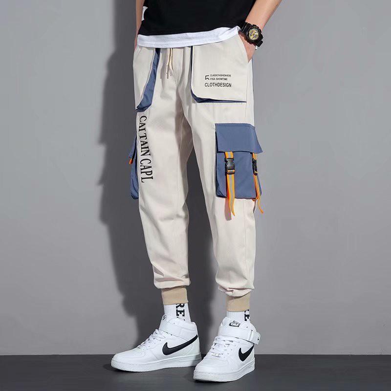 Quần jogger nam túi hộp K116 CAITAINCAPL chất kaki mềm mịn, phong cách đường phố