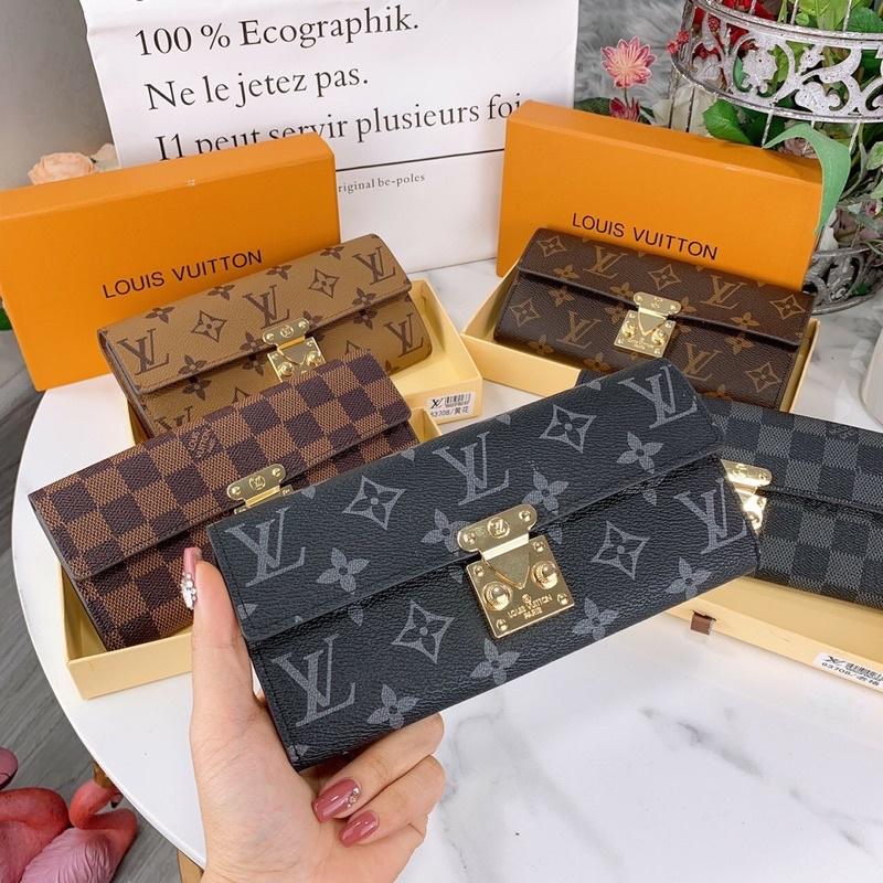 Ví cầm tay khoá vuông size 20cm ful box