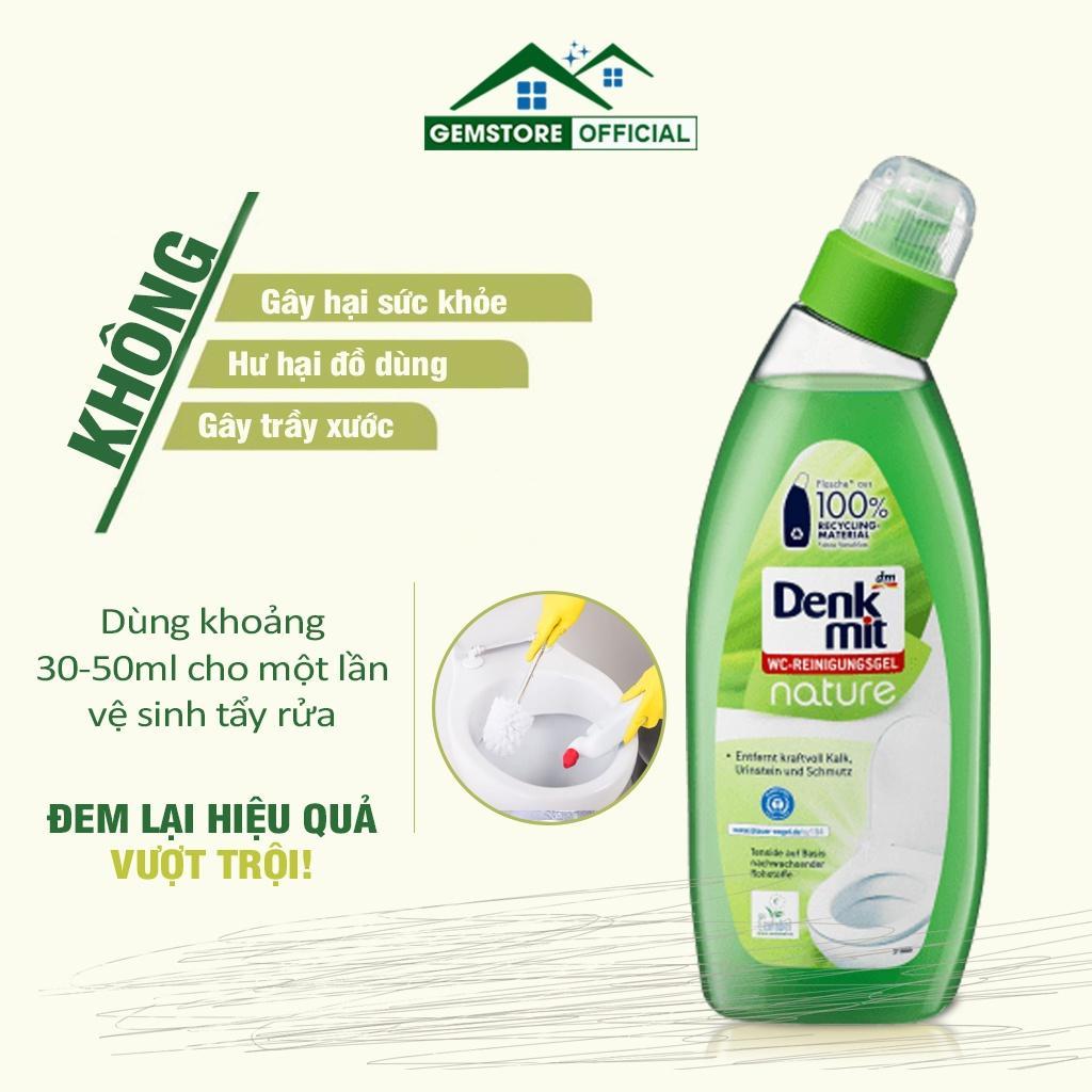 Dung Dịch Tẩy Rửa Bồn Cầu, Nhà Vệ Sinh Denkmit, Dung Tích 750ml, Hương Hoa Tự Nhiên, Nhập Đức