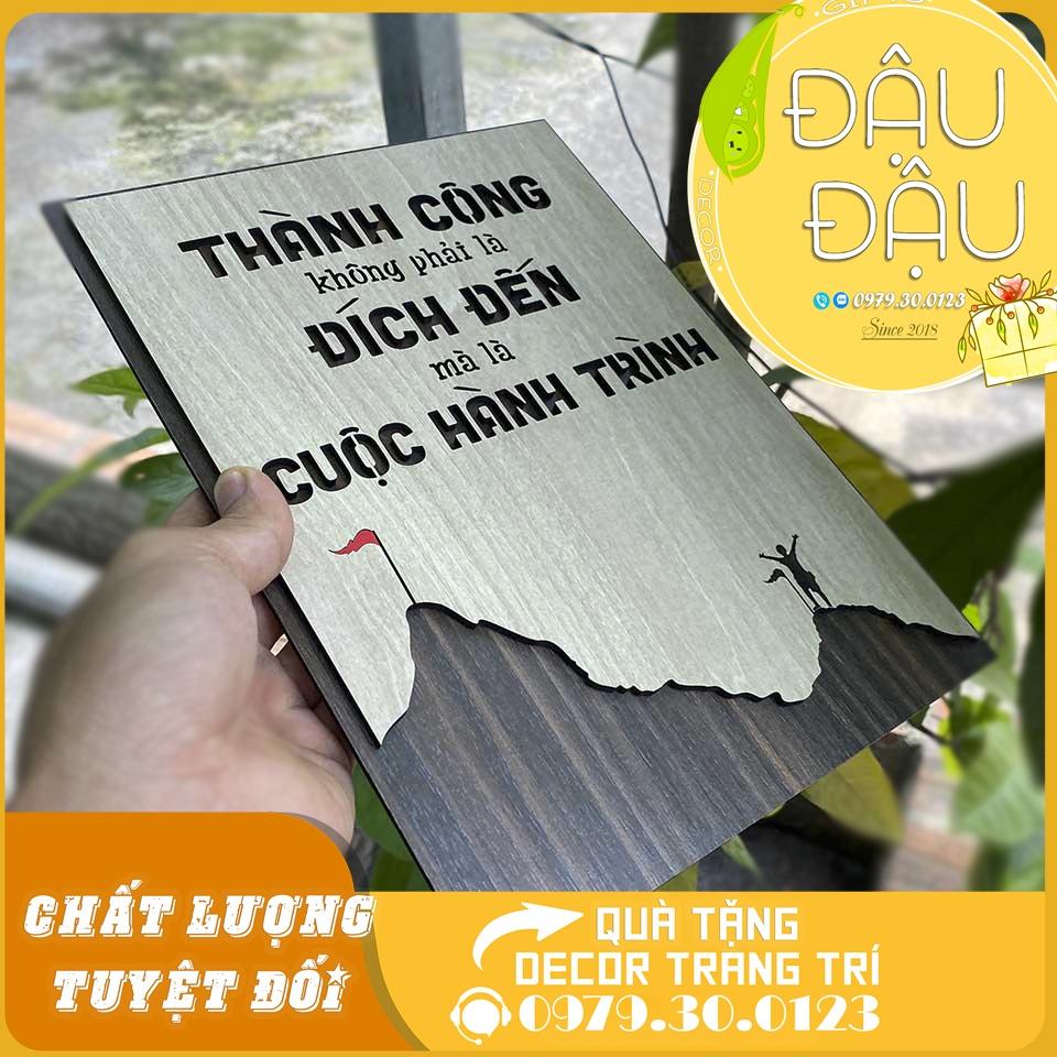 Tranh Tạo Động Lực "Thành công không phải là đích đến mà là cuộc hành trình"