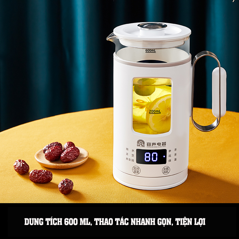 Ấm Đun Nước Mini Văn Phòng Đa Chức Năng - Cốc Giữ Nhiệt - Ấm Trà Di Động