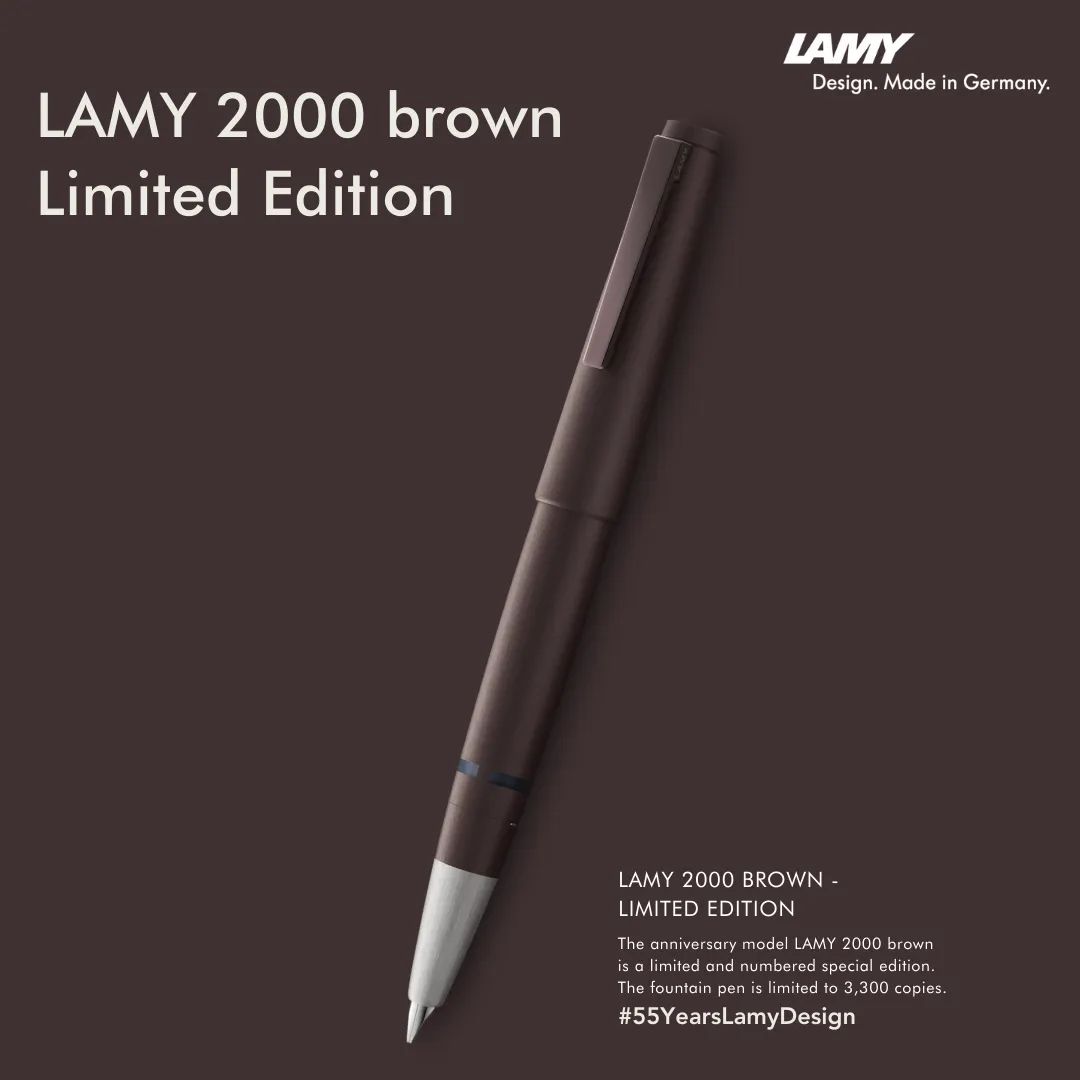 Bút máy LAMY 2000 Brown (55 years edition)