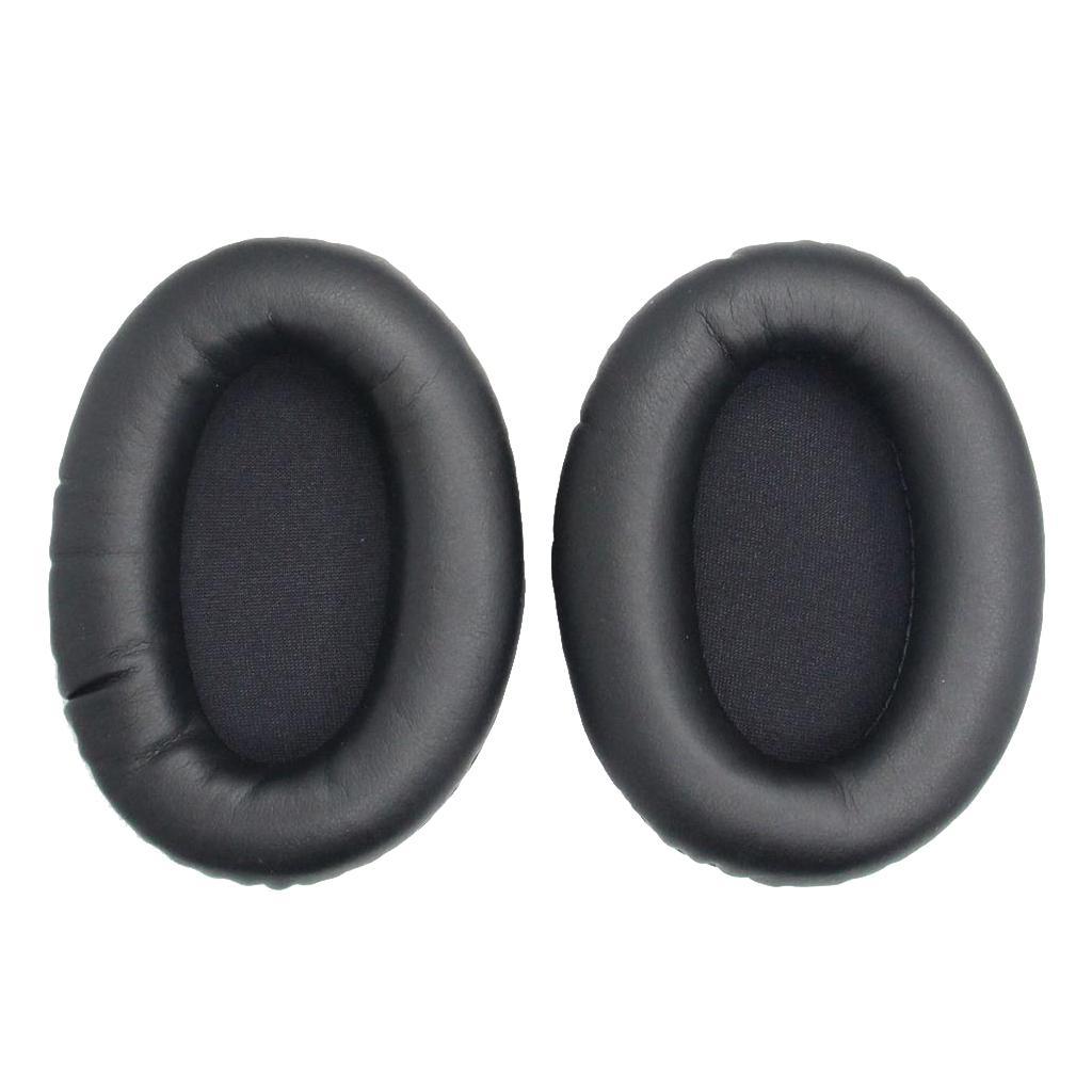 2X Black Replace Ear Pads Cushions Compatible For KHX-,   II