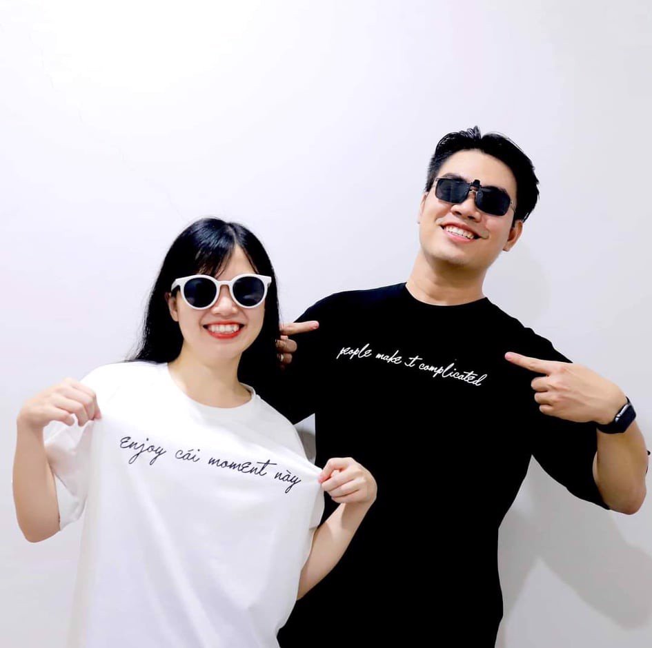Áo Thun Enjoy Cái Moment Này Nam Nữ Unisex - Áo Thun Nam Ngắn Tay Không Cổ Thương Hiệu Teeworld | Zalora.Vn