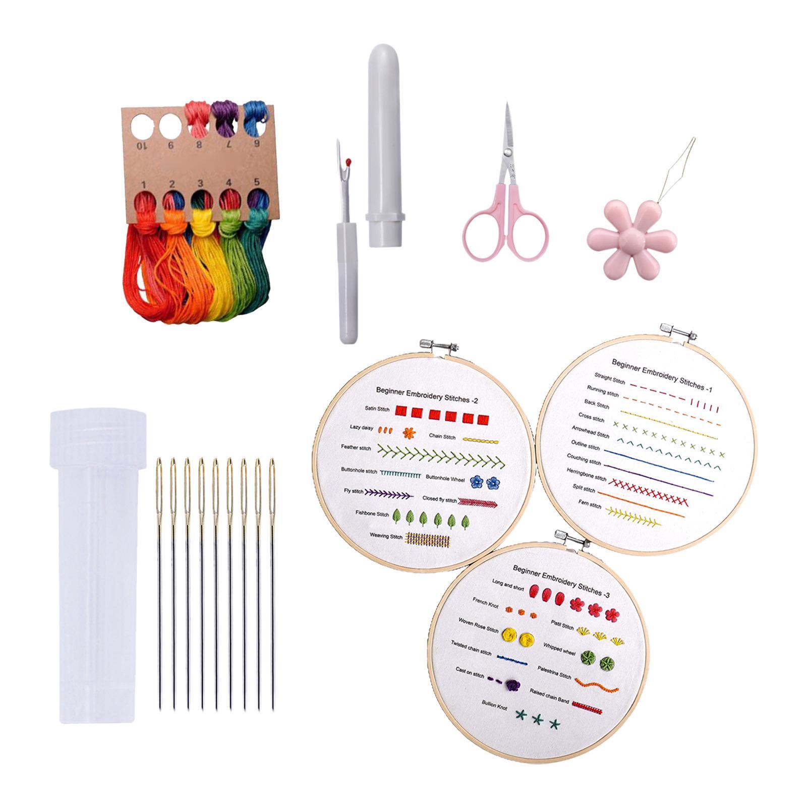 Embroidery Starter Kit Sewing  Stitch with Stitches  DIY