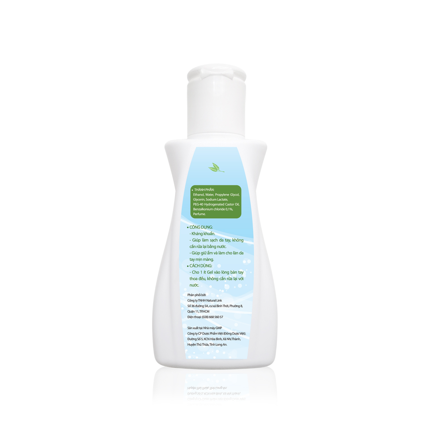 Gel rửa tay khô cao cấp CORO CLEAR - Đạt tiêu chuẩn GMP-WHO (Xanh) Chai 100 ml