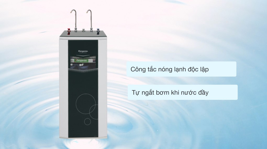 Máy lọc nước RO 10 lõi nóng nguội lạnh Kangaroo KG10A3 - Hàng chính hãng