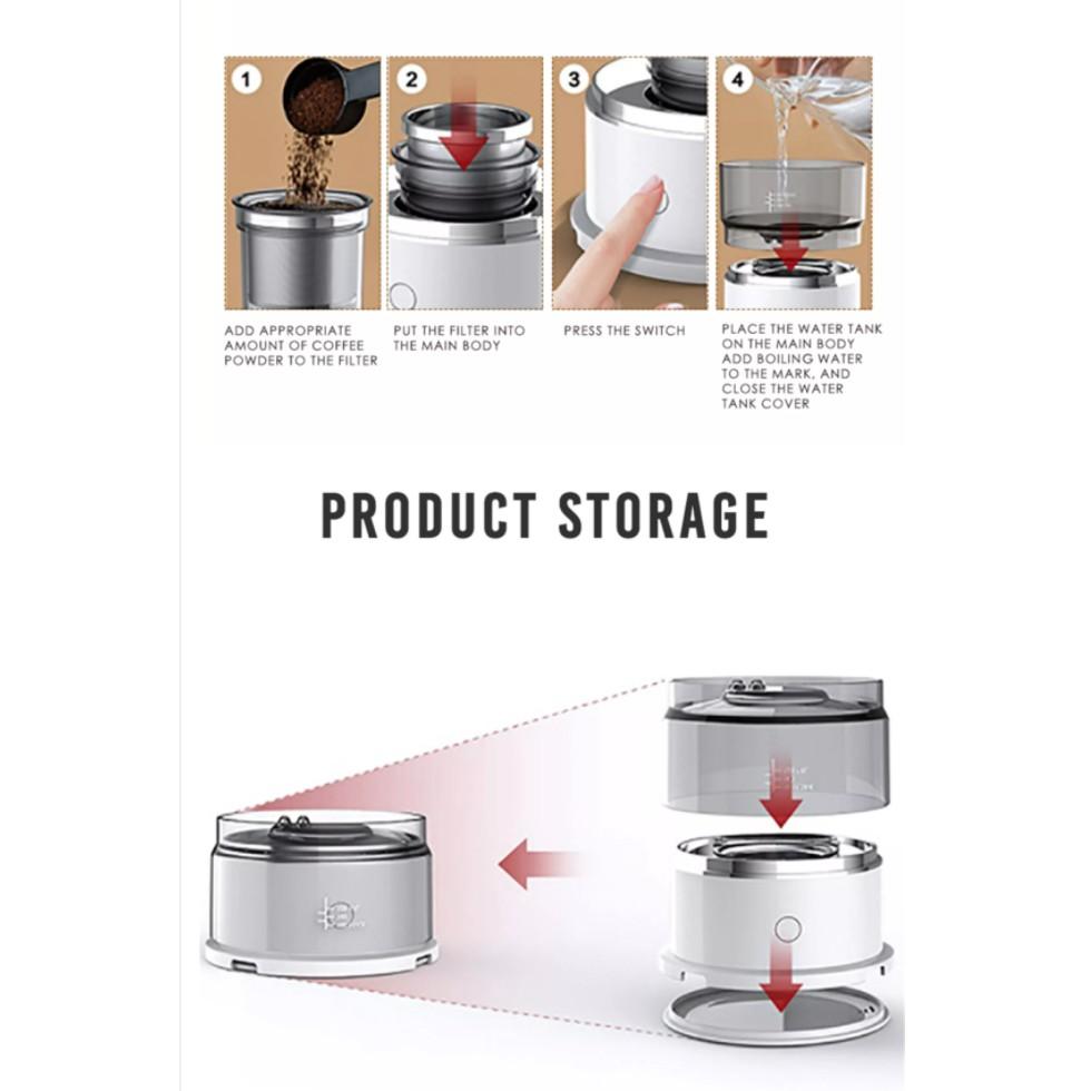 Máy pha cà phê trực tiếp vào ly Coffee Maker phong cách người Mỹ ️️