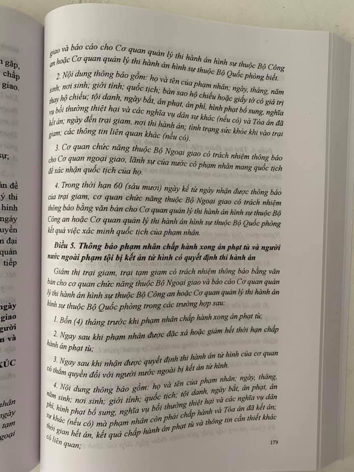 Chỉ Dẫn Luật Thi Hành Án Hình Sự