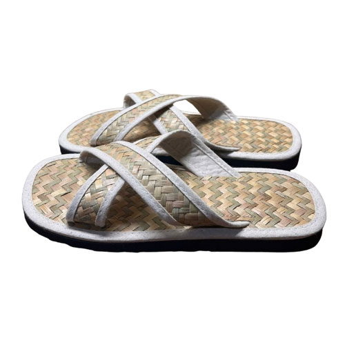 Dép cỏ bàng viền trắng Hương Quế – DCQ-102