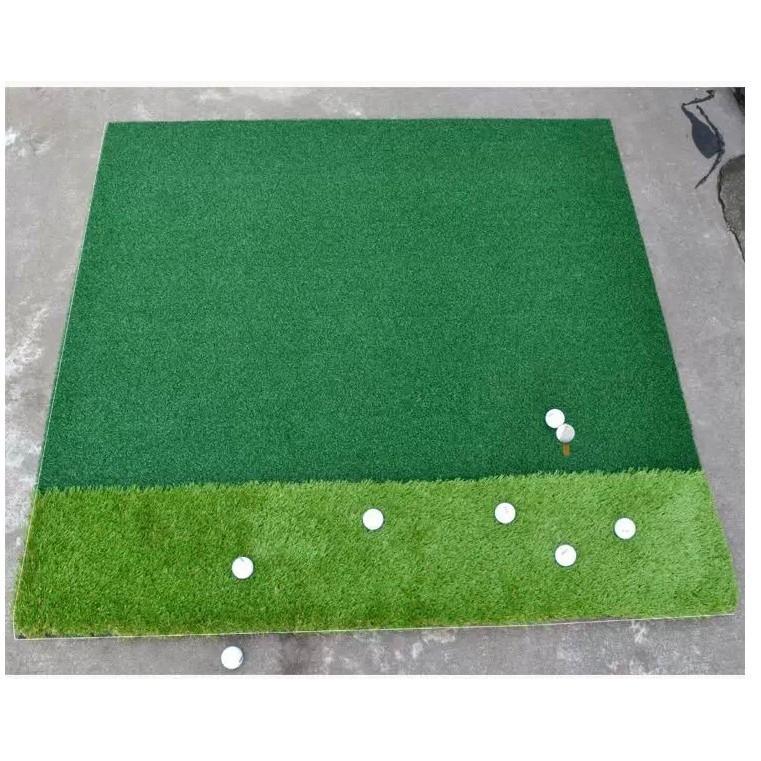 Thảm Tập Golf 2D Thảm Tập Swing Có Thêm Phần Cỏ Chíp - Thảm Tập Golf kích thước 1.2m x1.2m