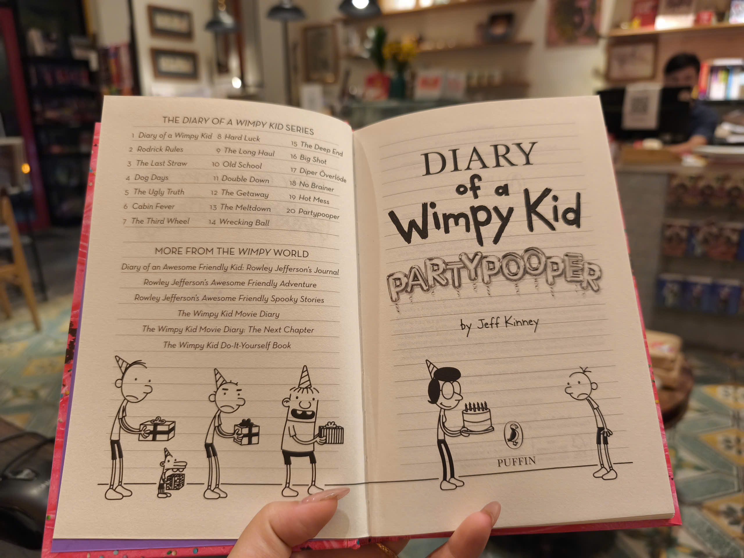 Sách - Diary of a Wimpy Kid: Partypooper (Book 20) by Jeff Kinney - Children Story book - Bìa cứng