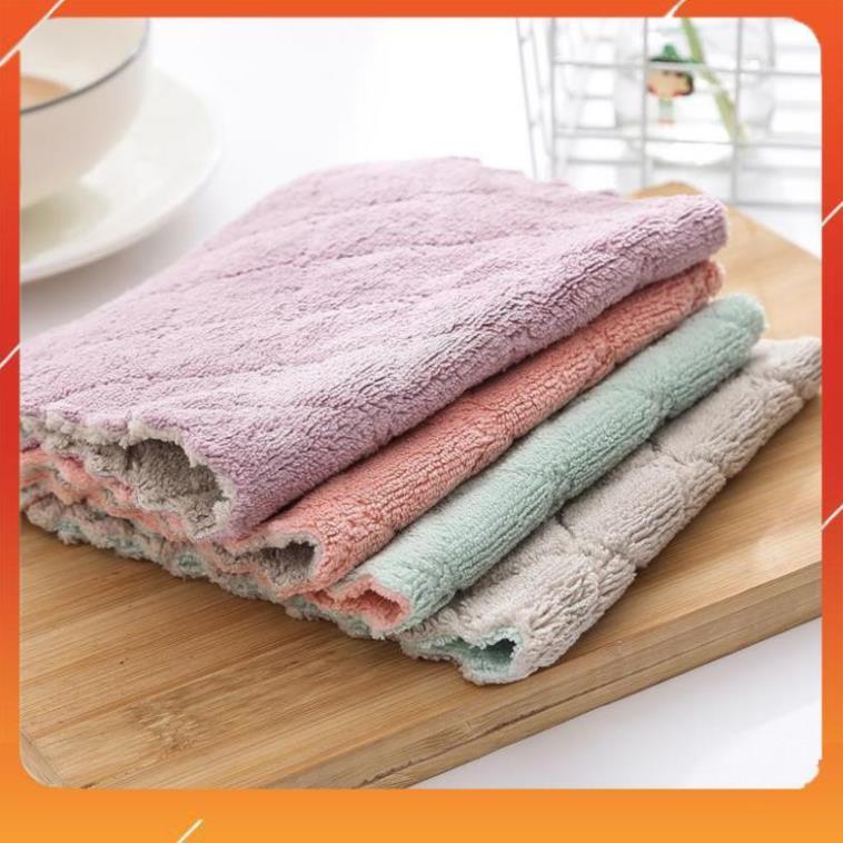 Khăn Lau Tay Nhà Bếp, Túi 10 Chiếc Tiện Dụng
