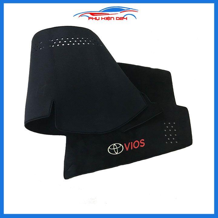 Thảm taplo Vios 2014-2015-2016-2017-2018 chống nắng nóng làm mát xe mở rộng tầm nhìn