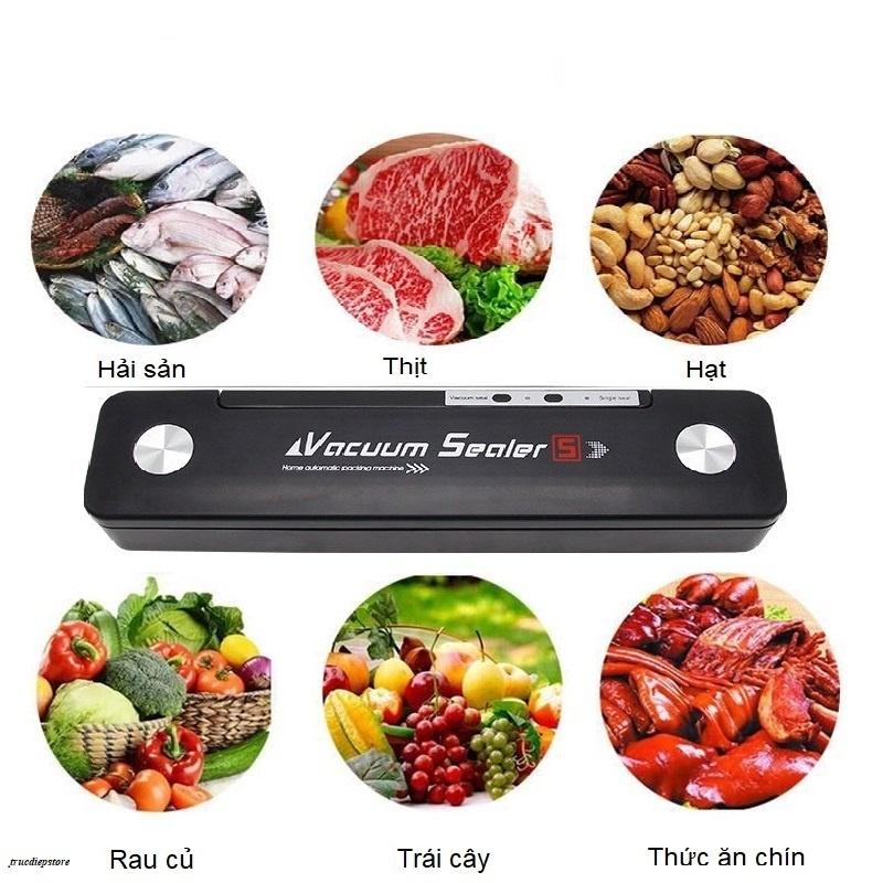 Máy hút chân không thực phẩm kiêm hàn miệng túi Vacuum Sealer - mẫu máy hút chân không gia đình cực tốt