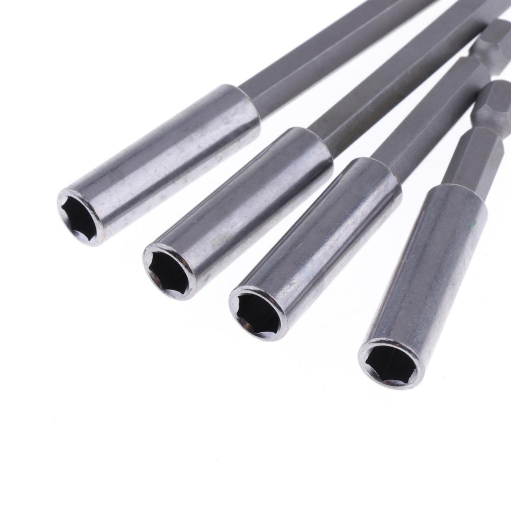 4 Chuôi Lục Giác Từ Vít Giá Đỡ Thanh Nối Dài Chuck Adapter
