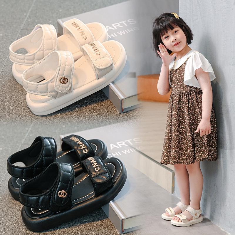 Sandal bé gái đi học, đi chơi phong cách Hàn Quốc siêu nhẹ, siêu êm chân chống trơn trượt cho bé