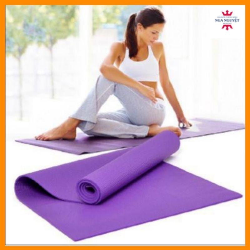 Thảm tập yoga, thảm tập gym 6mm chống trượt