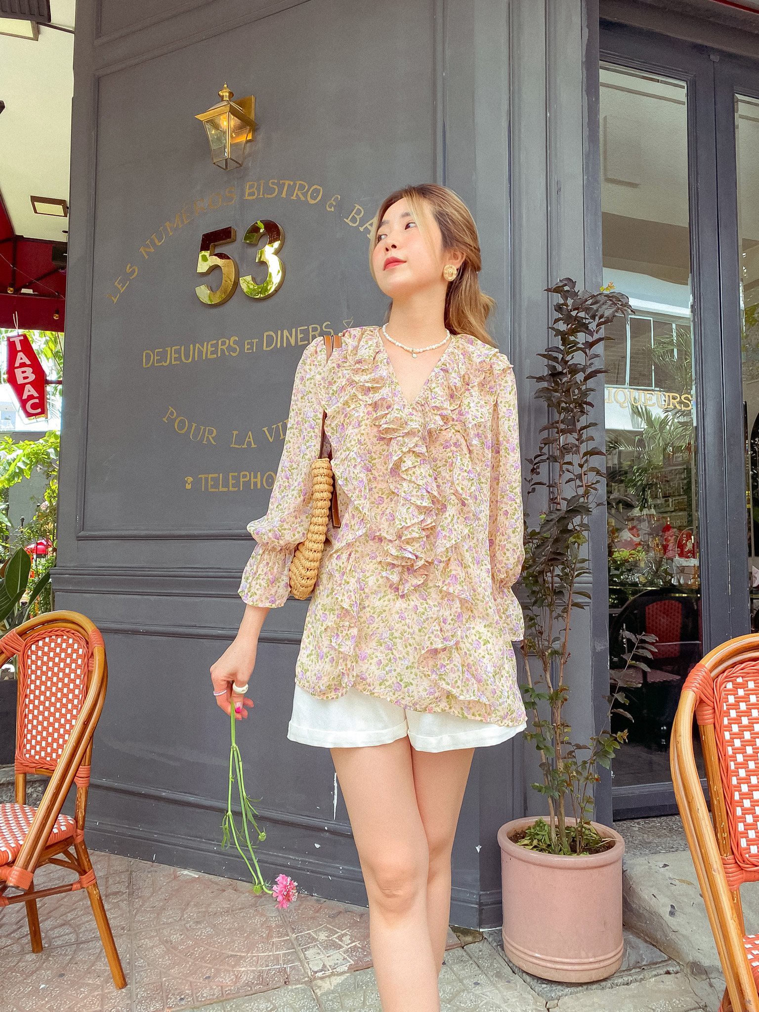 Áo kiểu hoa nhí Ceri Top Gem Clothing SP060629