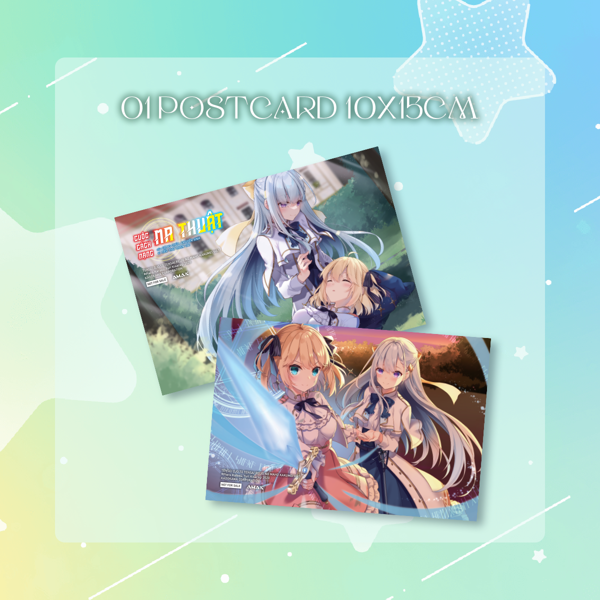 Sách - Cuộc Cách Mạng Ma Thuật Của Công Chúa Chuyển Sinh Và Tiểu Thư Thiên Tài - Tập 1 - Tặng Kèm Bookmark Hai Mặt + Postcard Hai Mặt