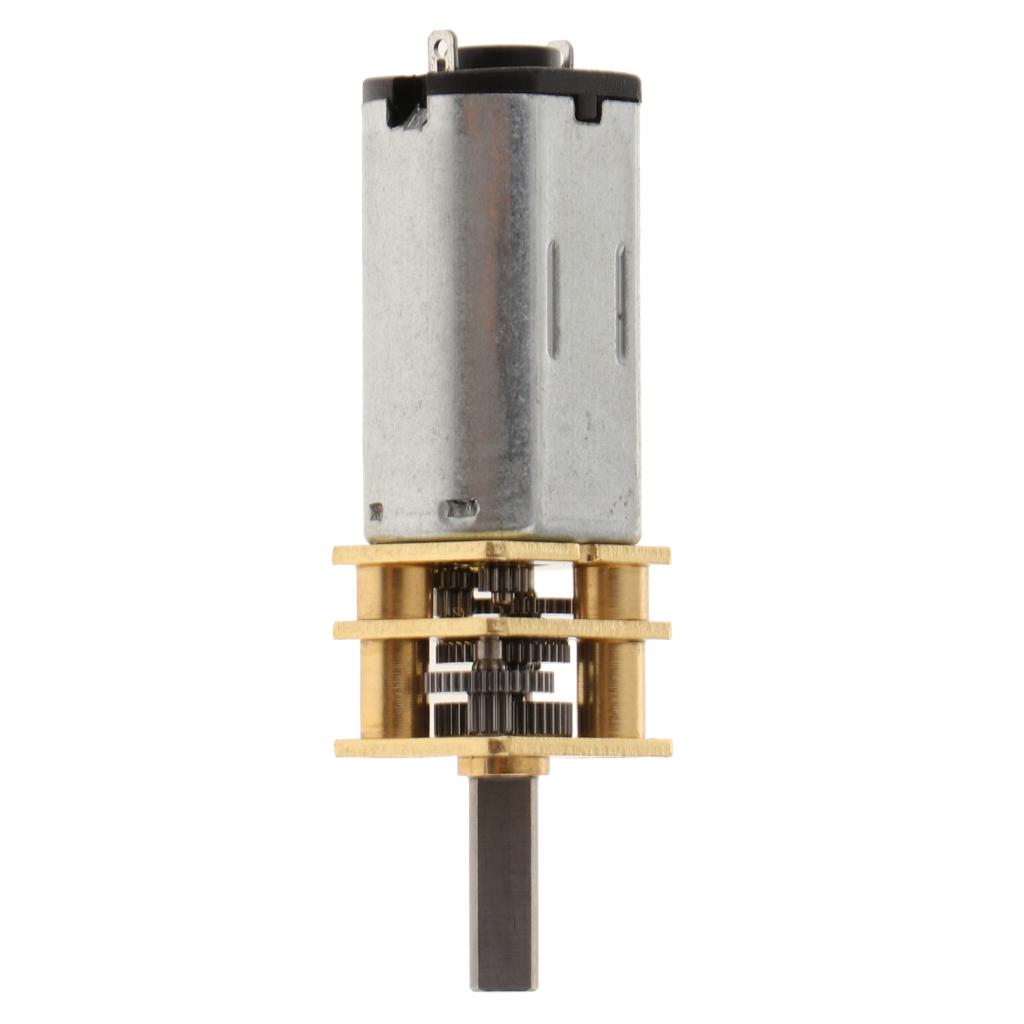 DC 12V Mô-men Xoắn Cao Con Sâu Thiên DC Hộp Số Giảm Tốc Độ Động Cơ DC
