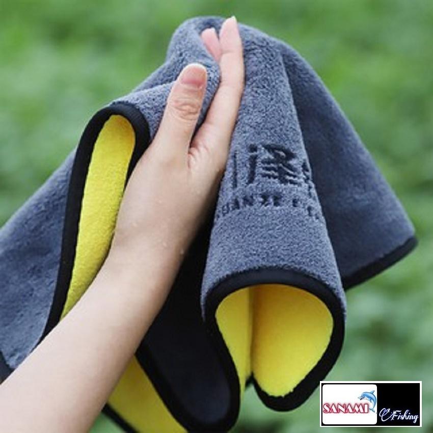 Khăn Lau Đa Năng Microfiber 2 Mặt Siêu Thấm Cực Dày Không Đổ Lông Chuyên Dụng Cho Ô Tô Xe Hơi Câu Cá SPK-29