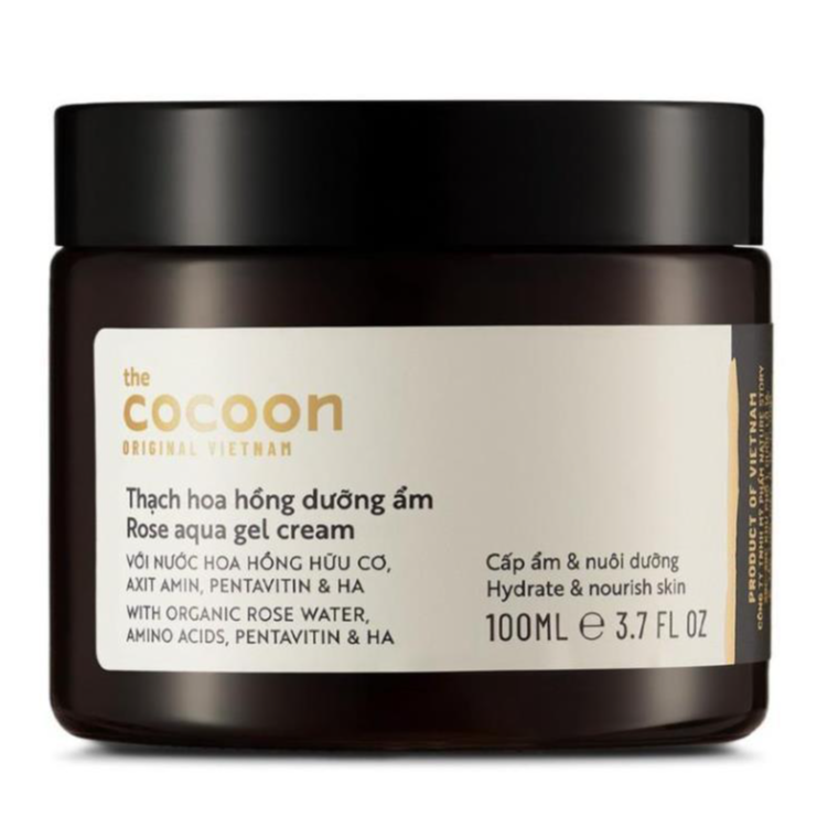 Thạch hoa hồng dưỡng ẩm Cocoon 100ml