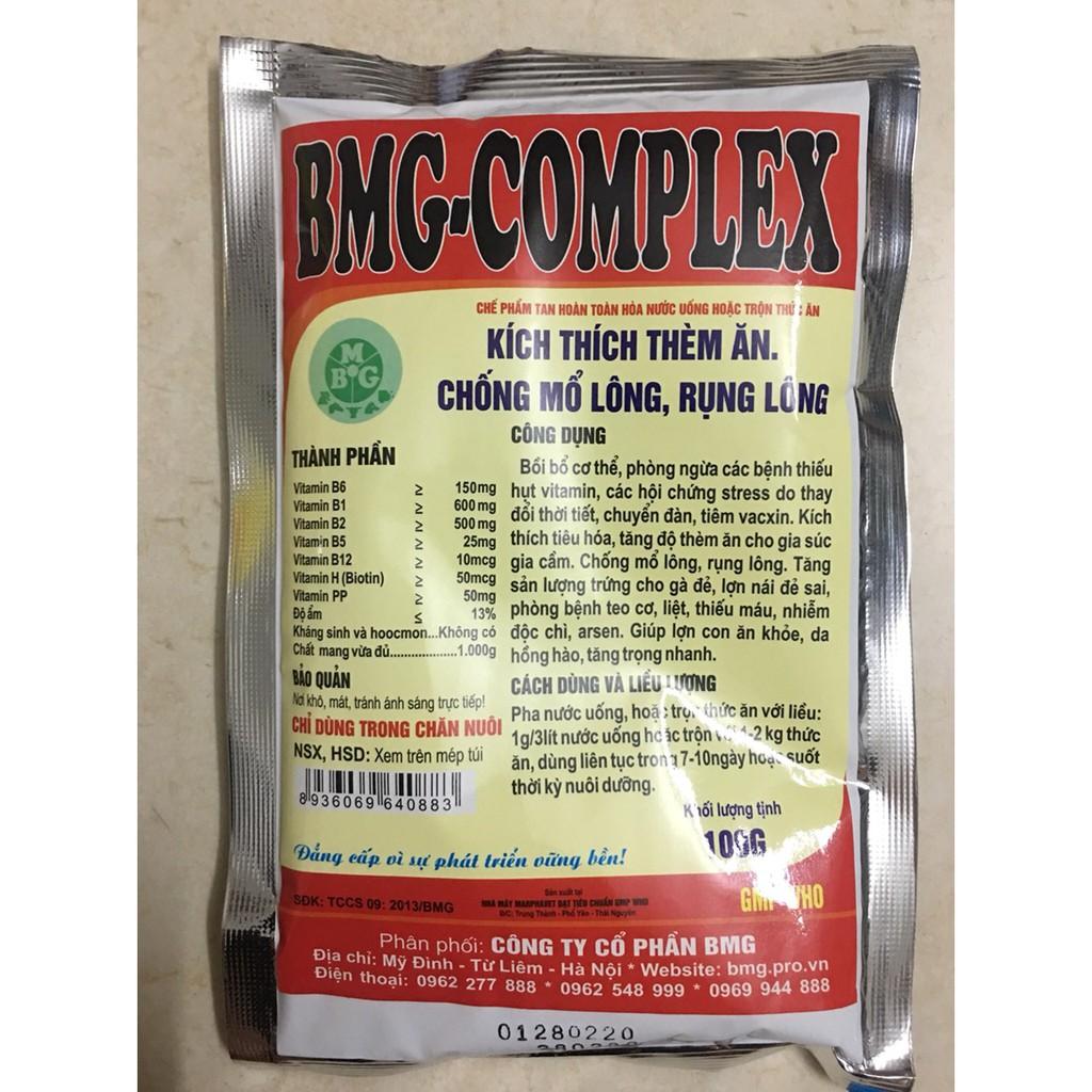 [Thú y] Bcomplex kích thích thèm ăn, chống mổ lông, rụng lông (100g)