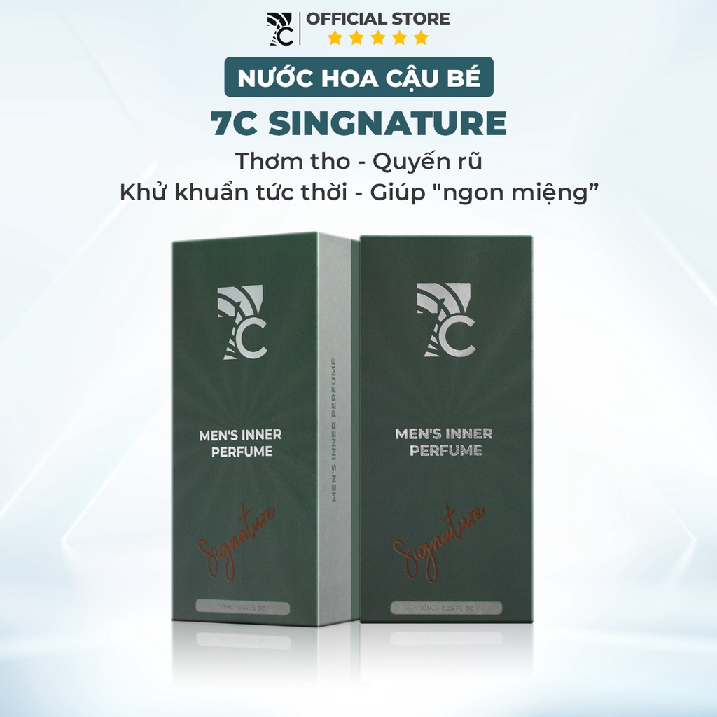 Nước hoa cậu bé lưu hương lâu và làm sạch khuẩn 7C 10ml