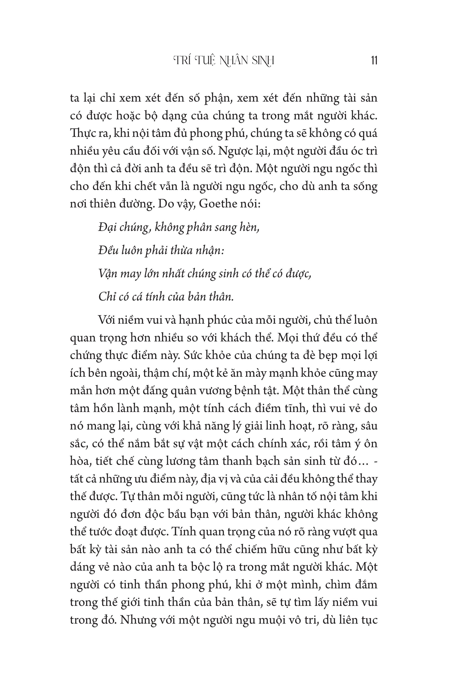 Sách - Trí Tuệ Nhân Sinh (Arthur Schopenhauer)