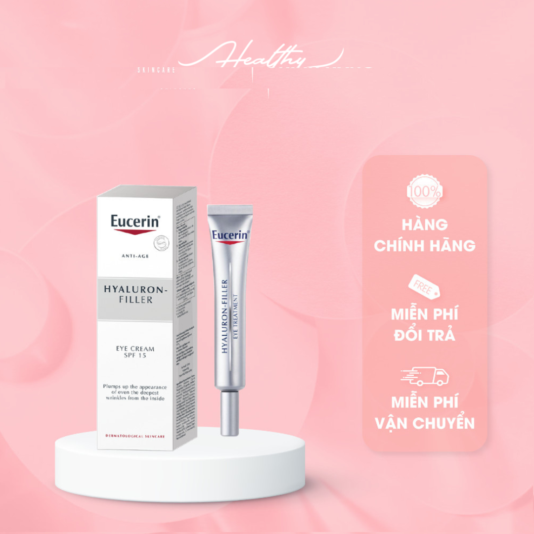 Kem Ngăn Ngừa Lão Hóa Da Vùng Mắt Eucerin Hyaluron - Filler Eye