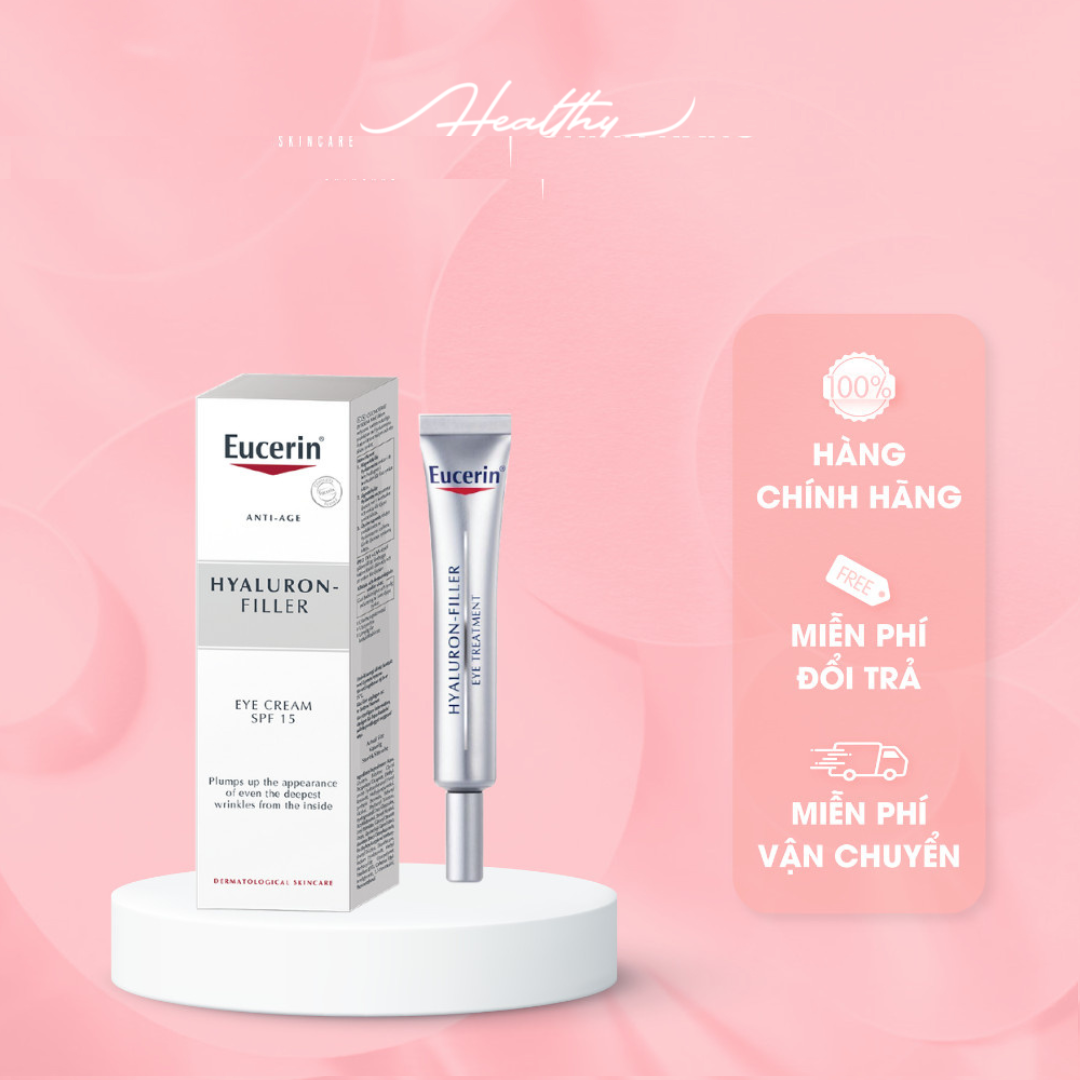 Kem Ngăn Ngừa Lão Hóa Da Vùng Mắt Eucerin Hyaluron - Filler Eye (15ml)