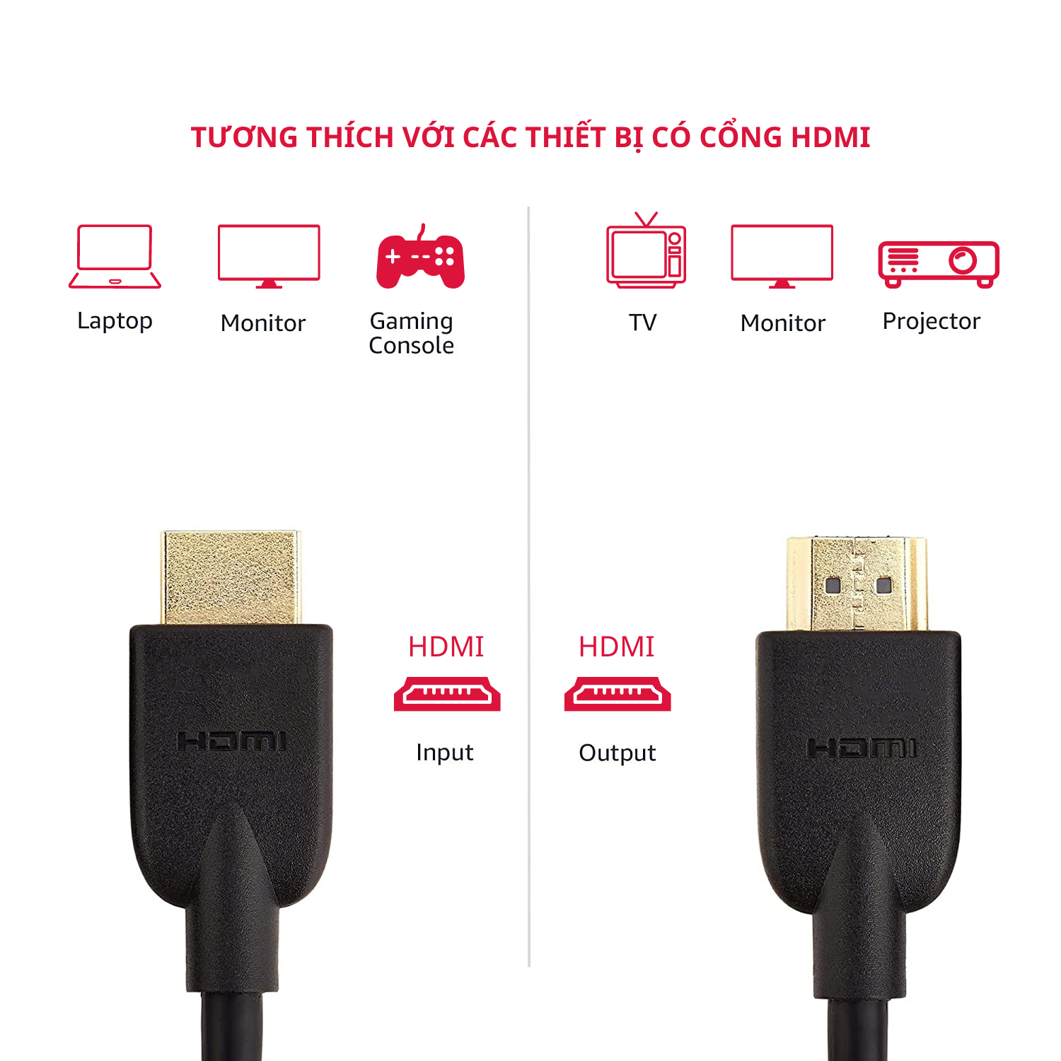 Dây Cáp HDMI 2.1 8K , 4K 120Hz Dài 2M Dùng Cho Tivi/ Máy Tính/ Playstation - Hàng Chính Hãng Tamayoko