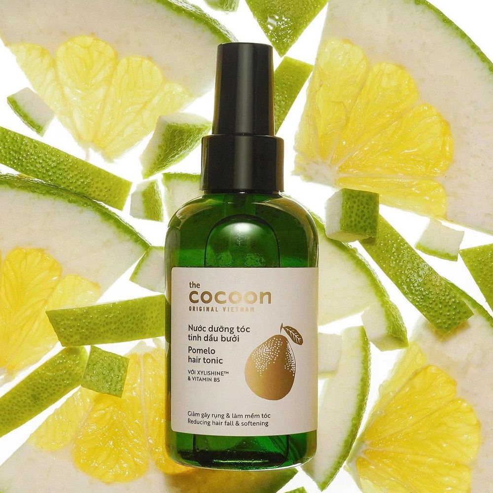 Nước dưỡng tóc tinh dầu bưởi COCOON Pomelo Hair Tonic 140ml COCN06