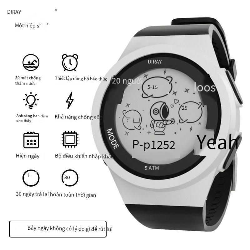 Đảm Bảo Chất Lượng Đồng Hồ Cặp Đôi Cao Cấp Học Sinh Trung Học Thể Thao Chống Thấm Nước Đồng Hồ Điện Tử Phát Sáng LED Đơn Giản Nam Đồng Hồ Thời Trang Nữ